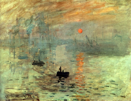 Claude Monet Impression, Sunrise (1872)